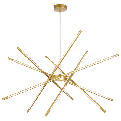 Oskil Chandeliers Satin Gold 43in LED