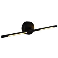 Oskil Vanity Lights Integrated Black 24in