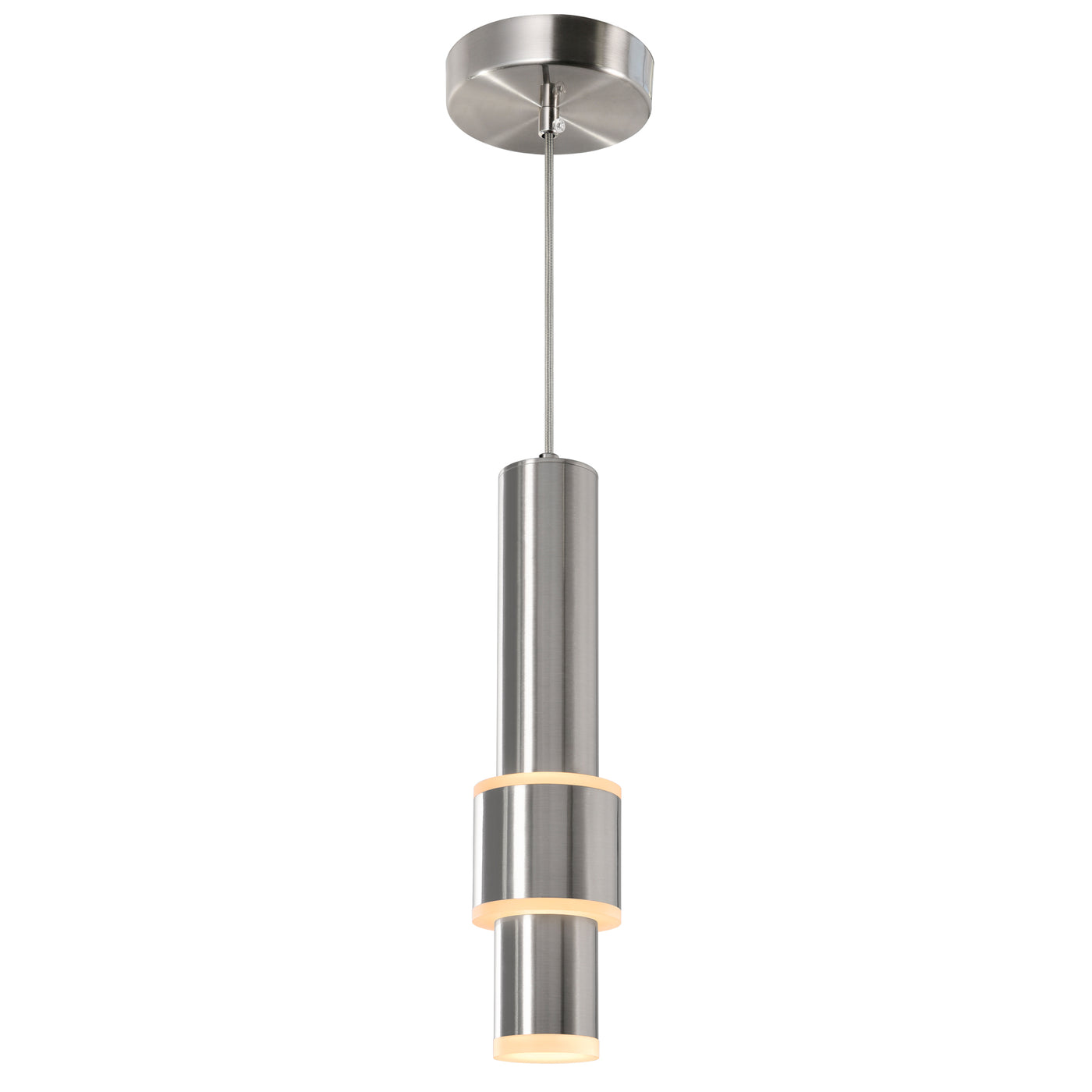 Lena Pendants Satin Nickel 5 Inch LED