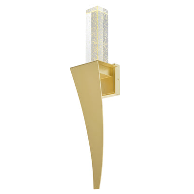 Catania Satin Gold Integrated LED Wall Light