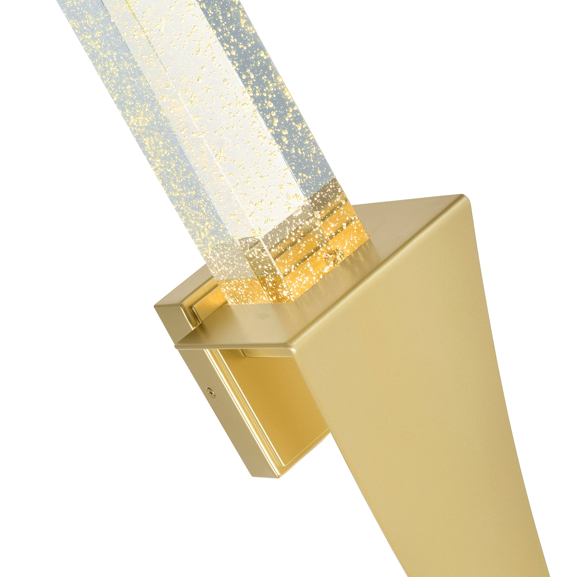 Catania Satin Gold Integrated LED Wall Light