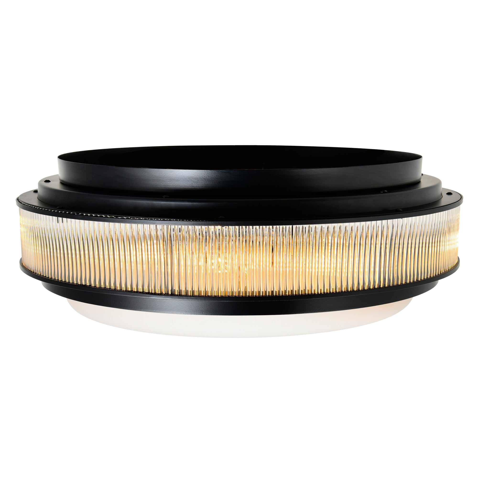 Valdivia Flush Mounts 5 Light Black Finish