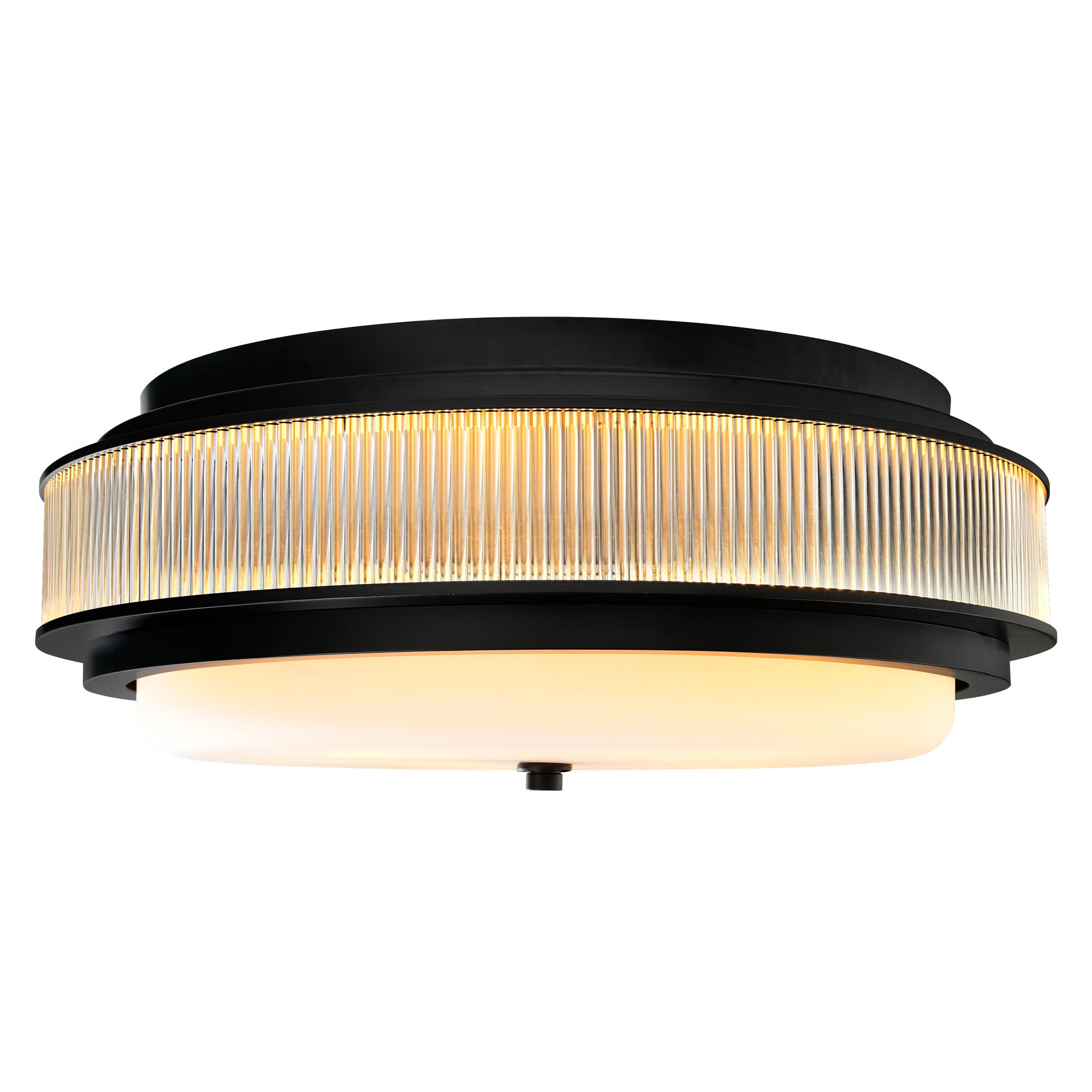Valdivia Flush Mounts 5 Light Black Finish