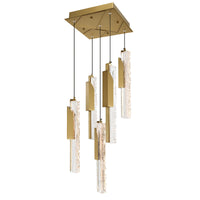 Valira Pendants Brass Integrated LED 12in