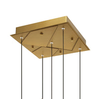 Valira Pendants Brass Integrated LED 12in