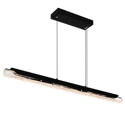 Valira Chandeliers Integrated LED Black 48in