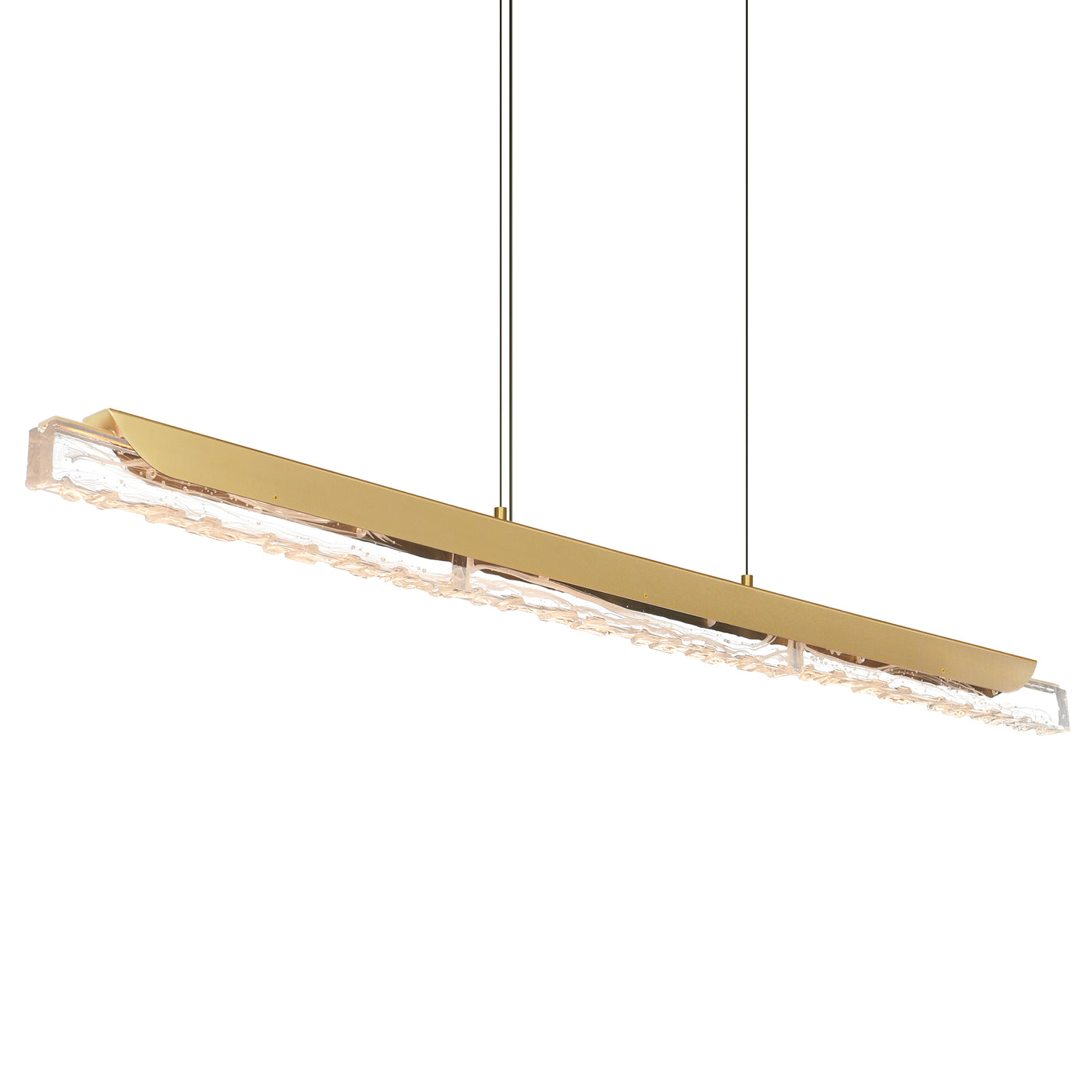 Valira Chandeliers Brass Integrated LED 48in