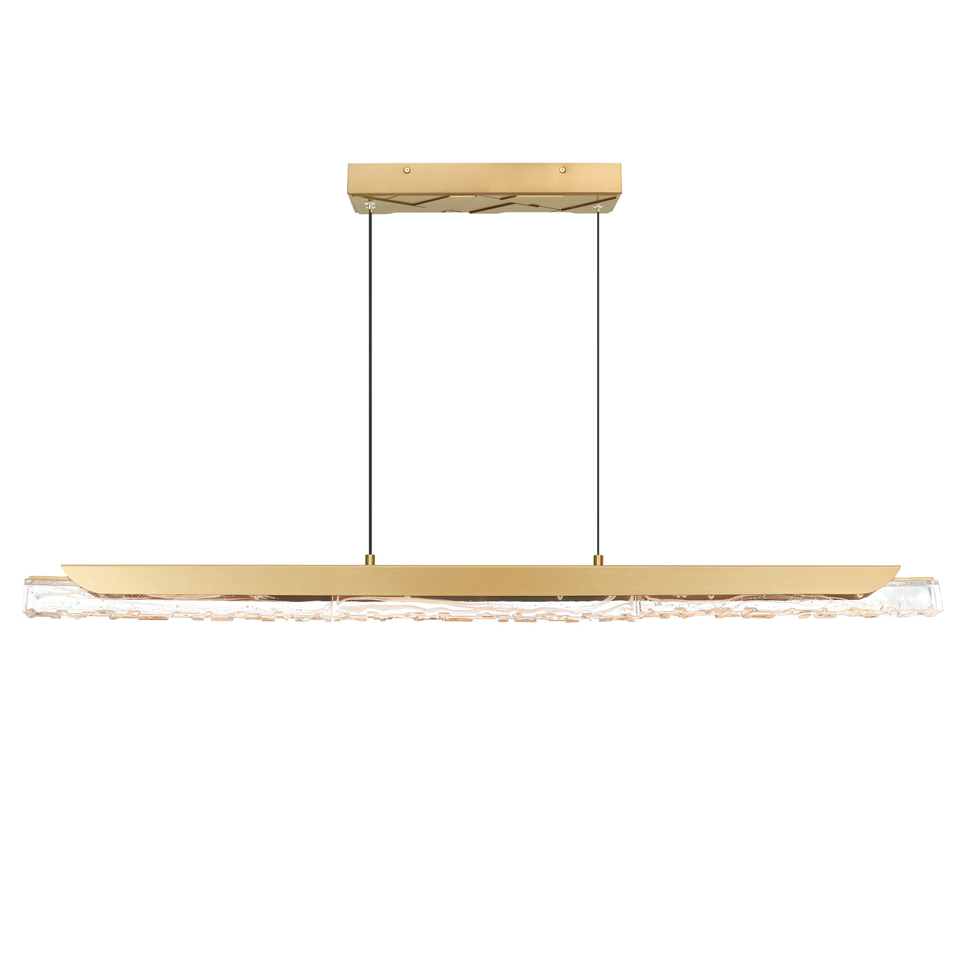Valira Chandeliers Brass Integrated LED 48in