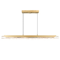Valira Chandeliers Brass Integrated LED 48in