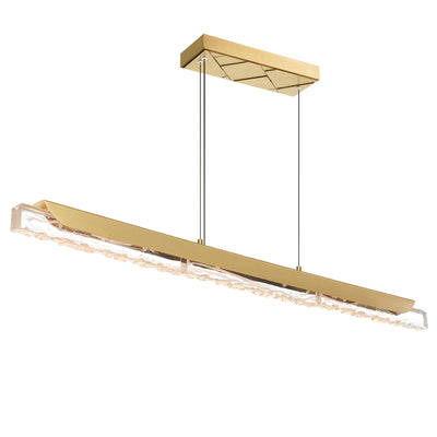 Valira Chandeliers Brass Integrated LED 48in