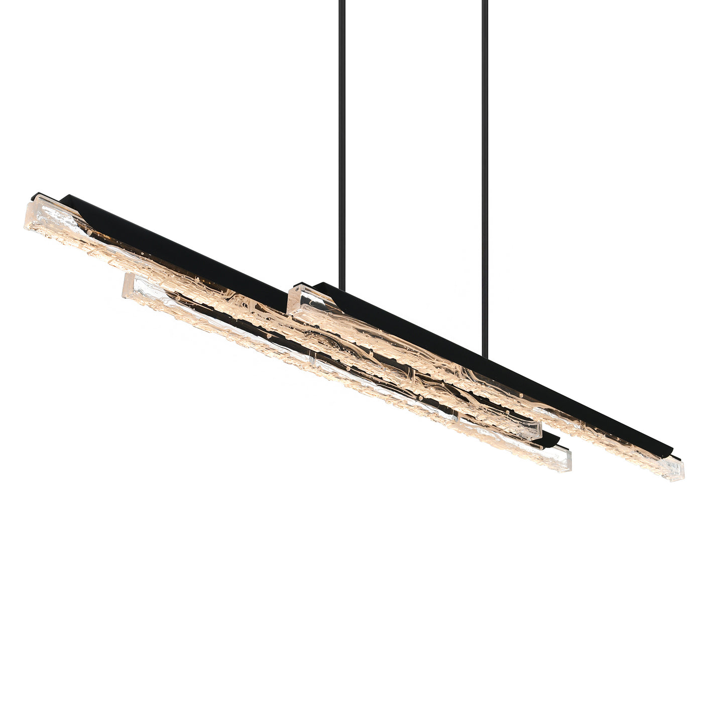 Valira Chandeliers Integrated LED Black Finish