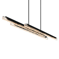 Valira Chandeliers Integrated LED Black Finish