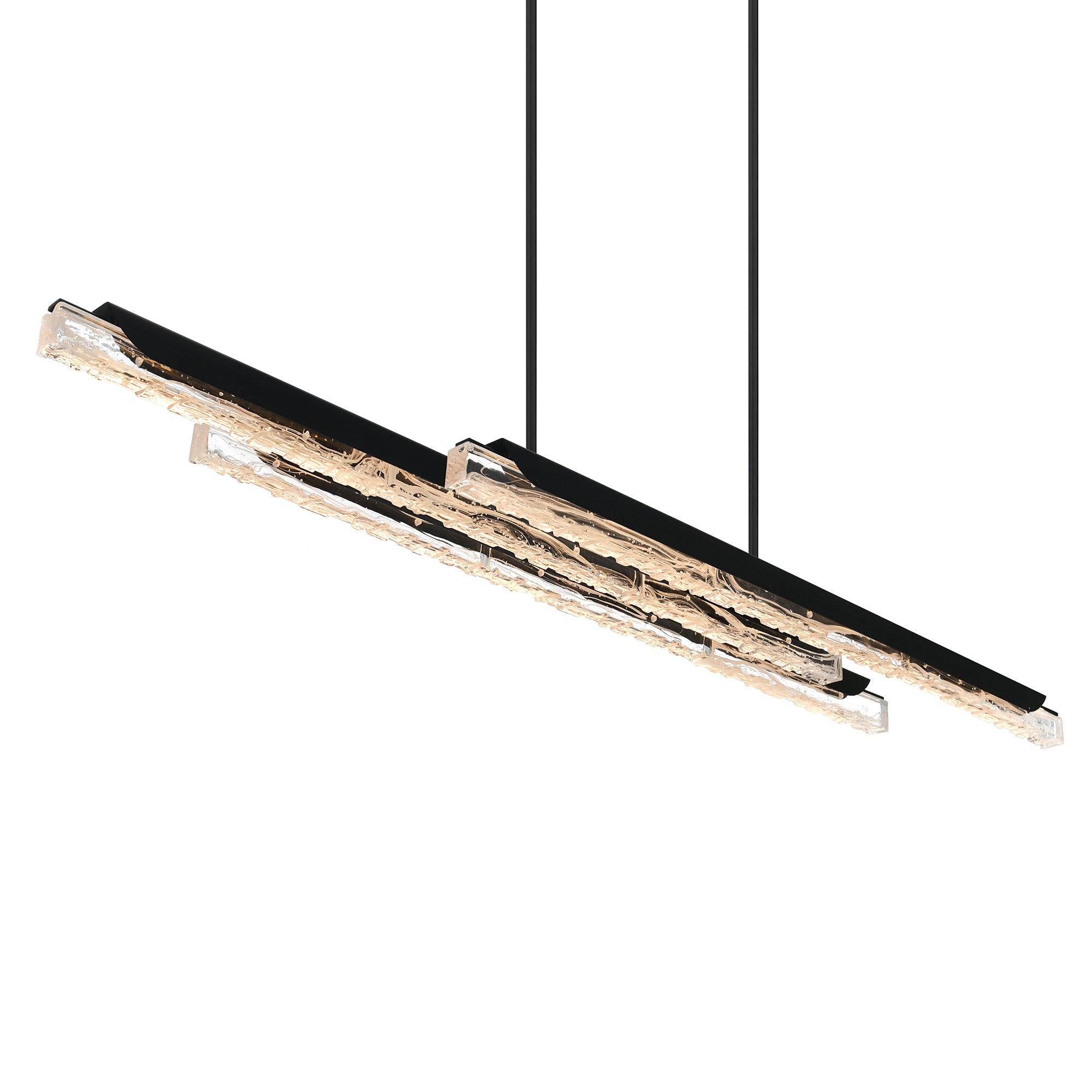 Valira Chandeliers Integrated LED Black Finish