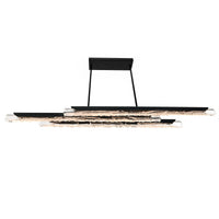 Valira Chandeliers Integrated LED Black Finish