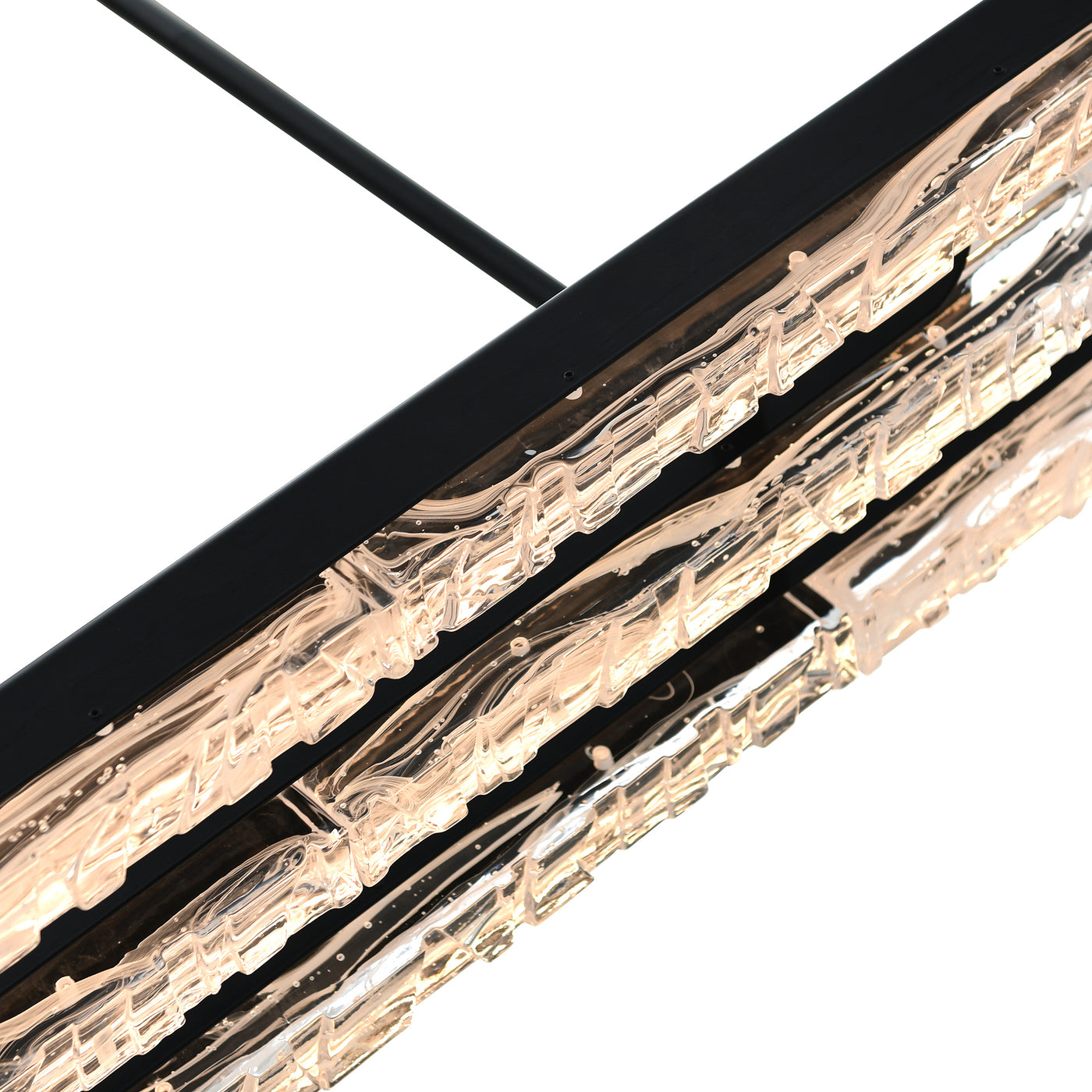 Valira Chandeliers Integrated LED Black Finish