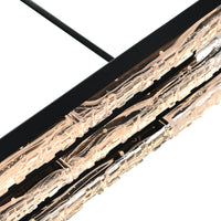Valira Chandeliers Integrated LED Black Finish
