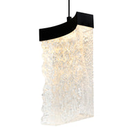 Lava Chandeliers Black Integrated LED 24in