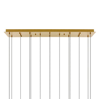 Lava Chandeliers Brass Handcrafted 48in LED