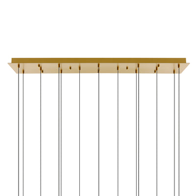 Lava Chandeliers Brass Handcrafted 48in LED