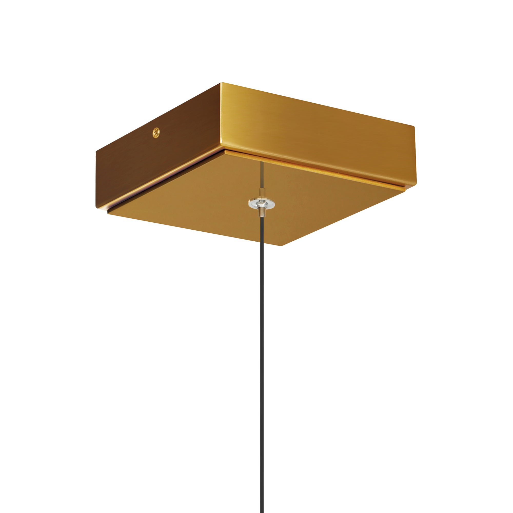 Lava Pendants Integrated LED Brass Finish