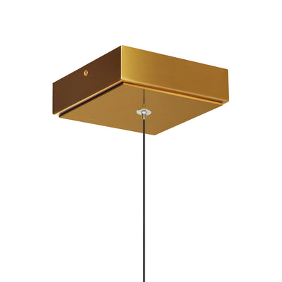 Lava Pendants Integrated LED Brass Finish