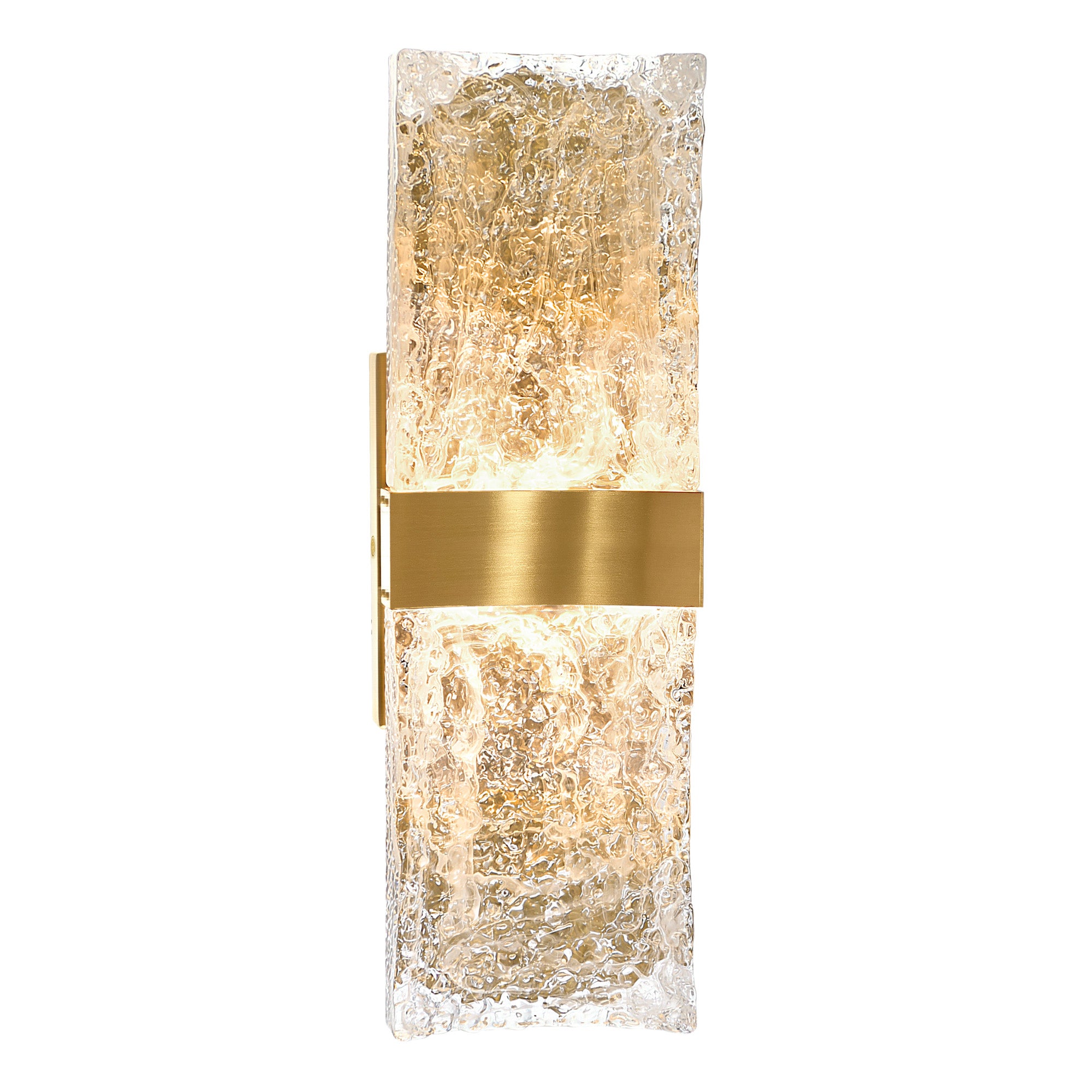 Lava Wall Lights Brass Integrated LED 20in