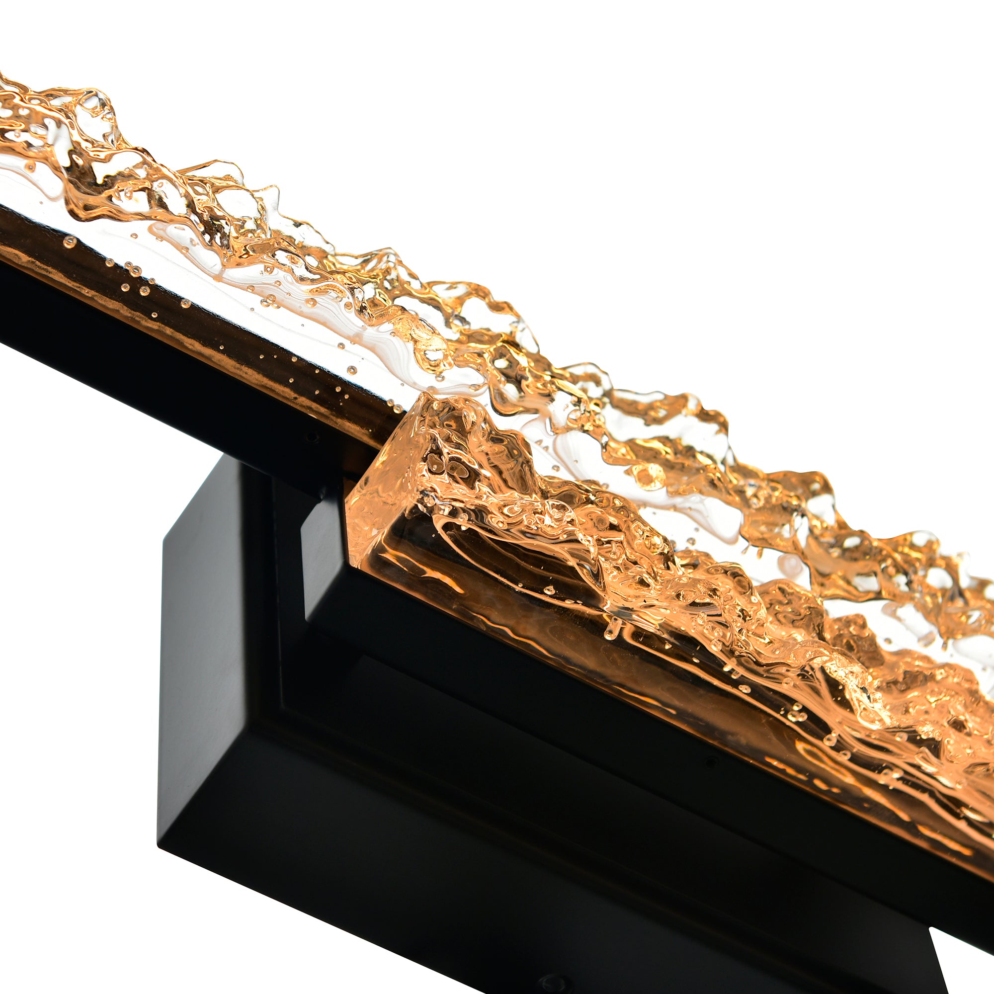 Stagger Vanity Lights Black 24in LED