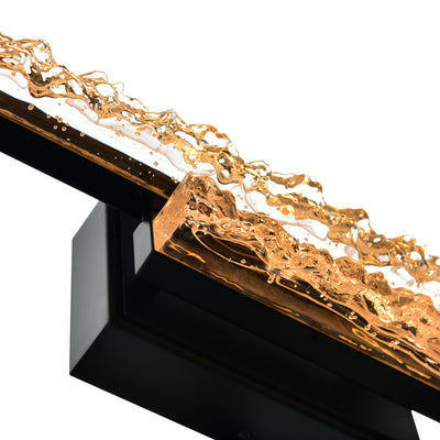 Stagger Vanity Lights Black 24in LED