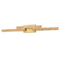 Stagger Vanity Lights Brass 36in Integrated LED