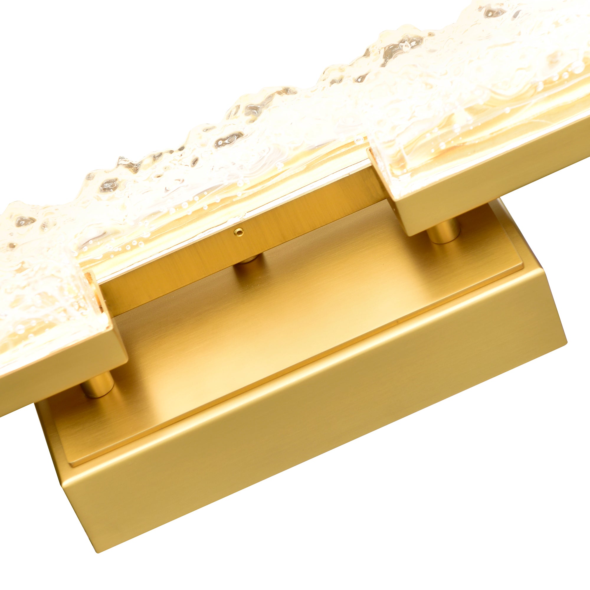Stagger Vanity Lights Brass 36in Integrated LED