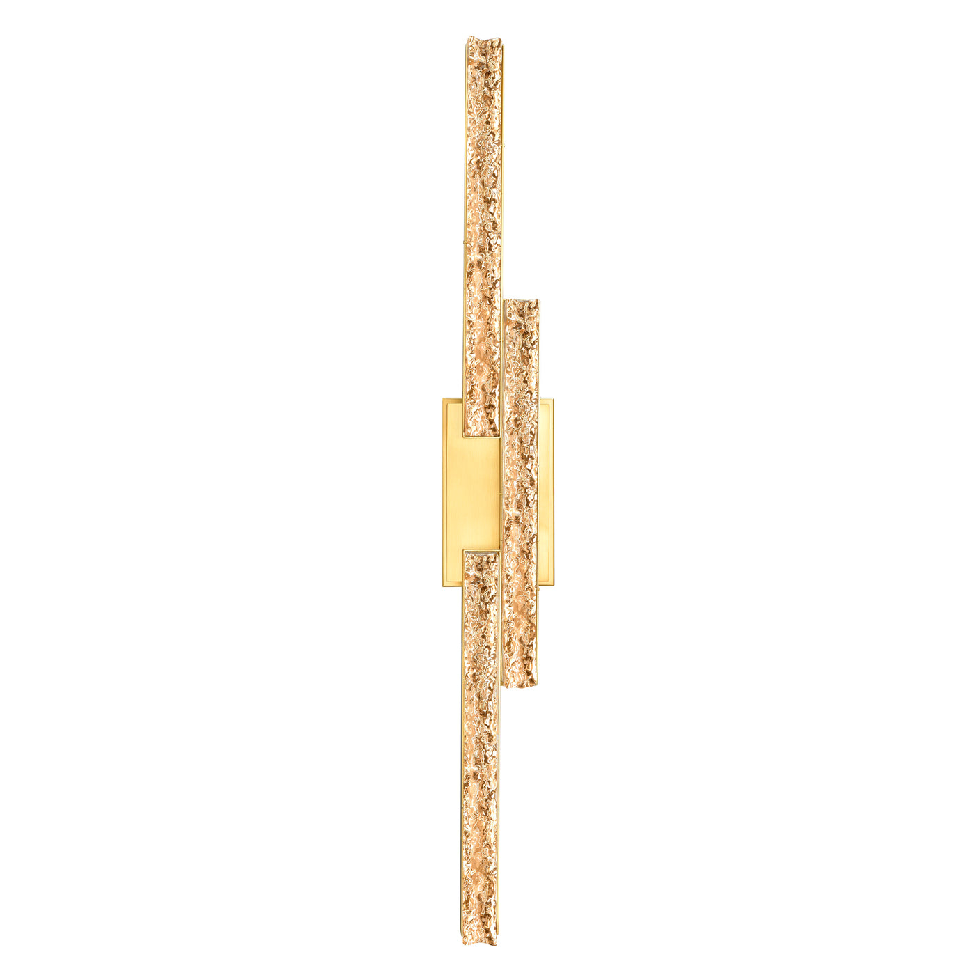 Stagger Vanity Lights Brass 36in Integrated LED