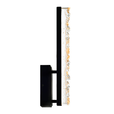Stagger Wall Lights Integrated LED Black