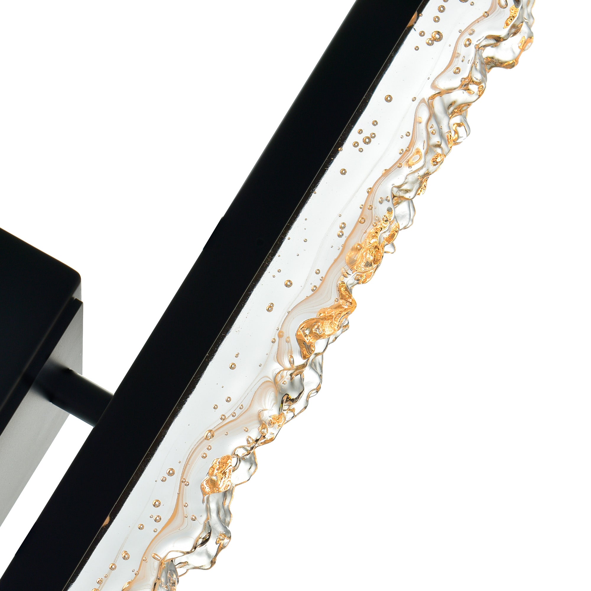 Stagger Wall Lights Integrated LED Black