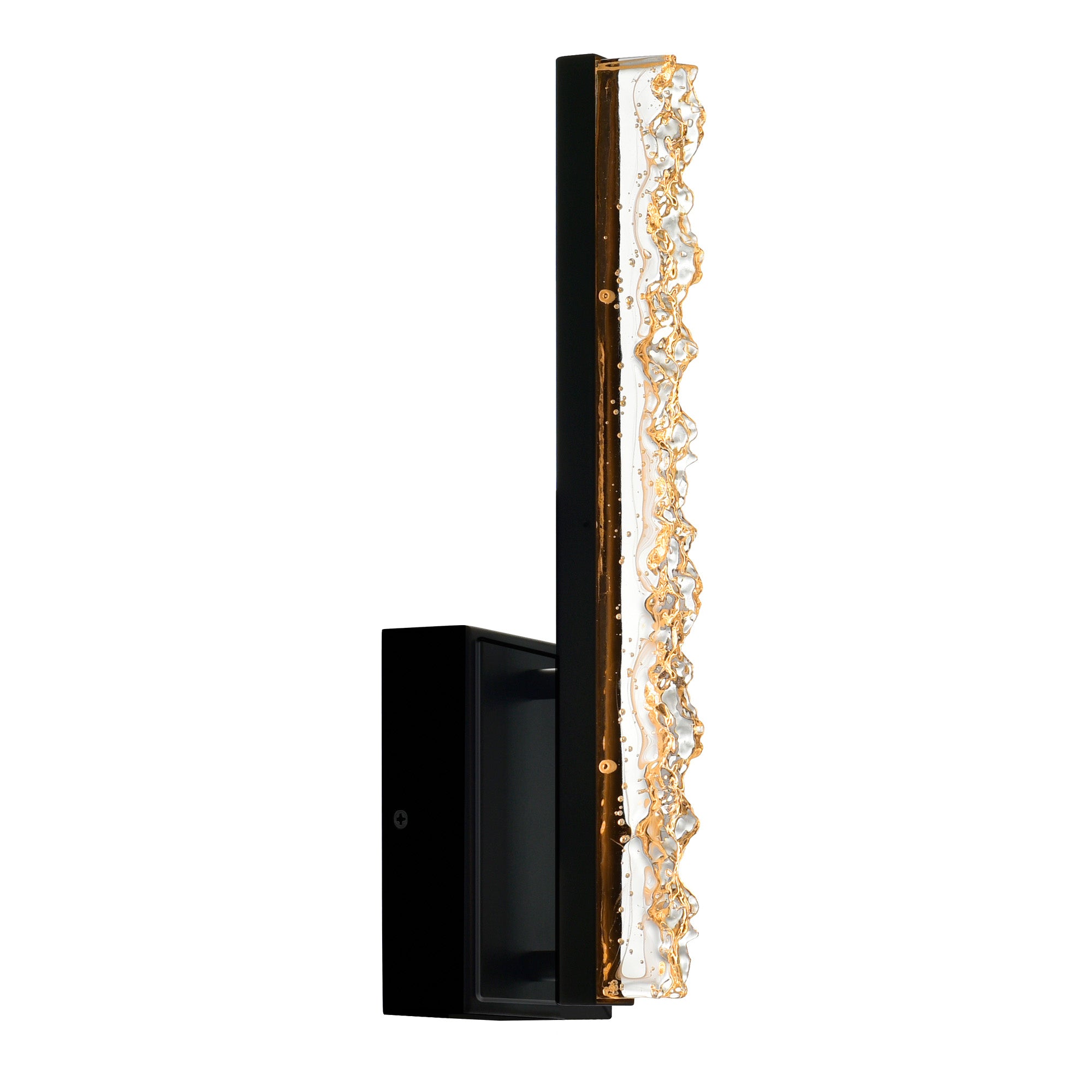 Stagger Wall Lights Integrated LED Black