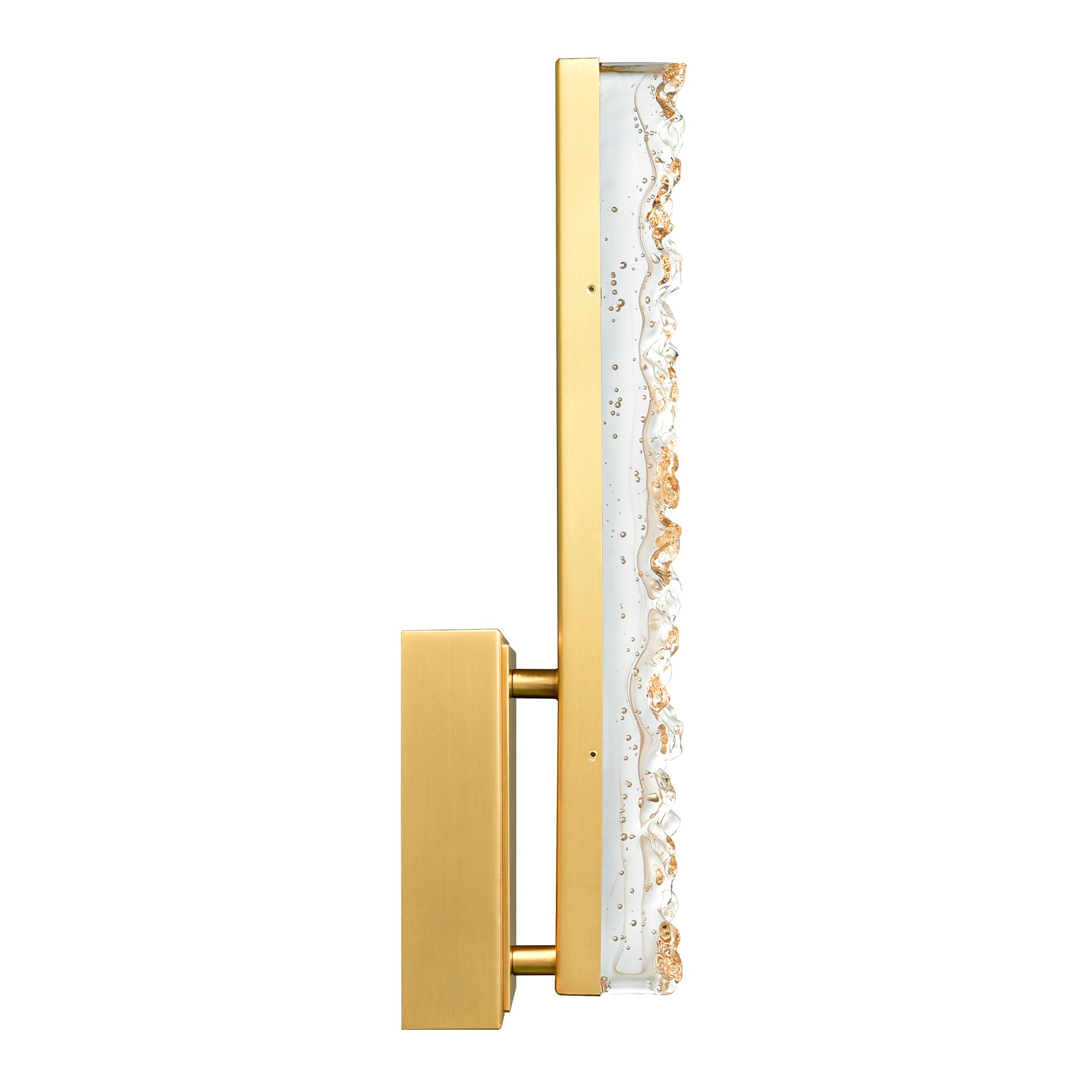 Stagger Wall Lights Brass Integrated LED