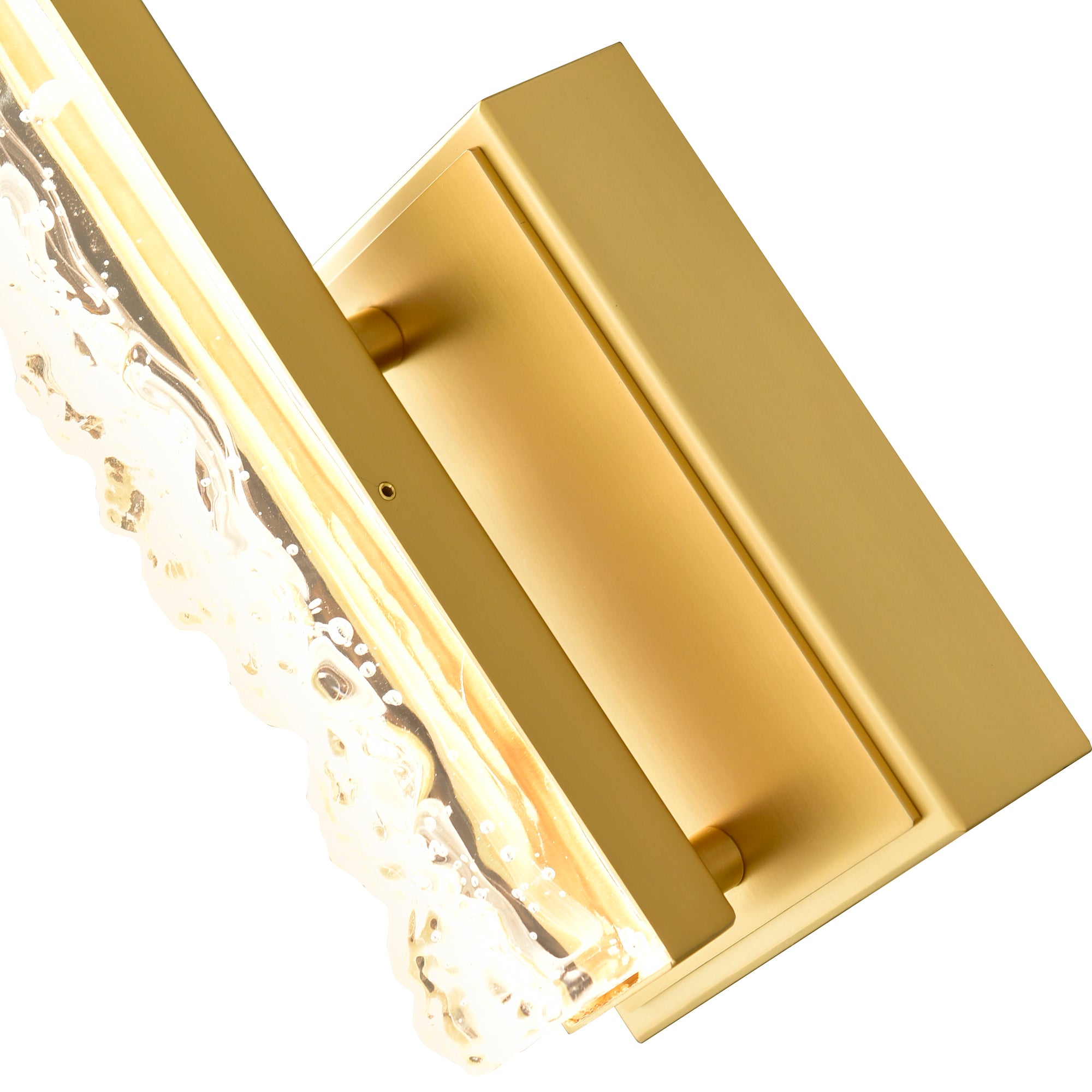 Stagger Wall Lights Brass Integrated LED