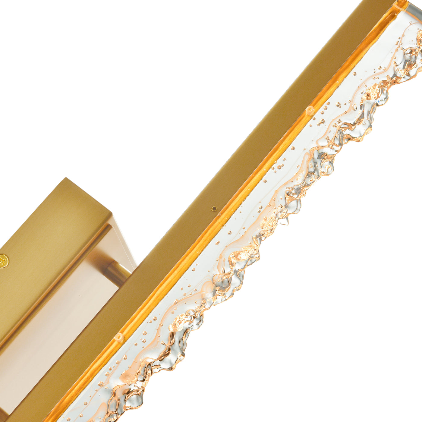 Stagger Wall Lights Brass Integrated LED