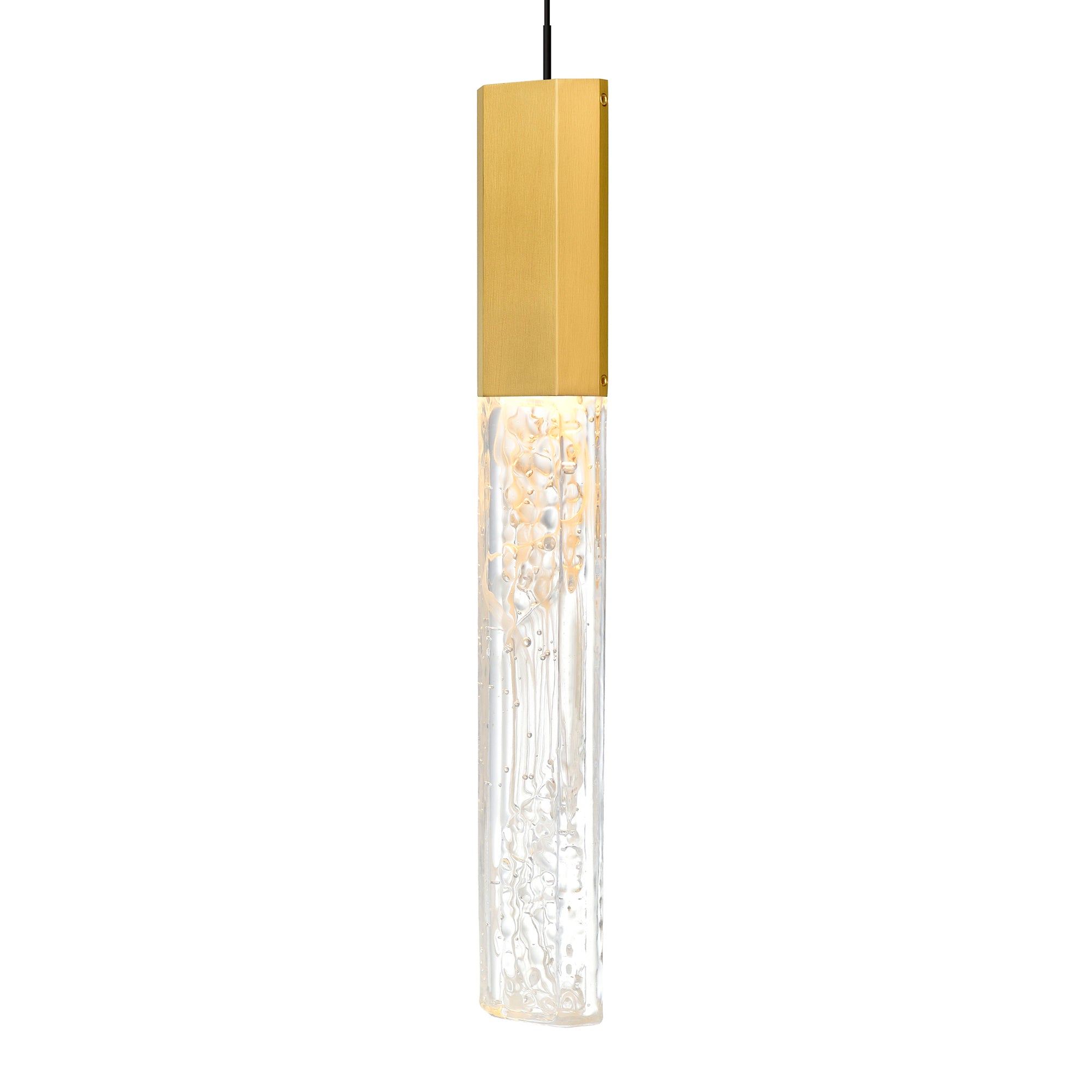 Greta Pendants Brass Integrated LED Modern