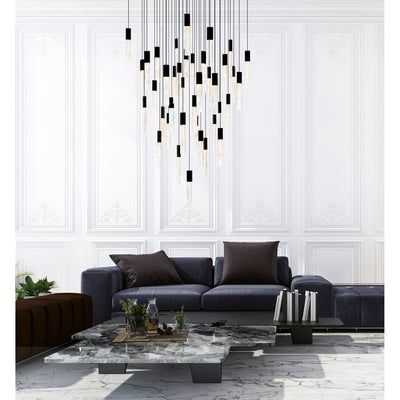 Greta Chandeliers LED Black 36in
