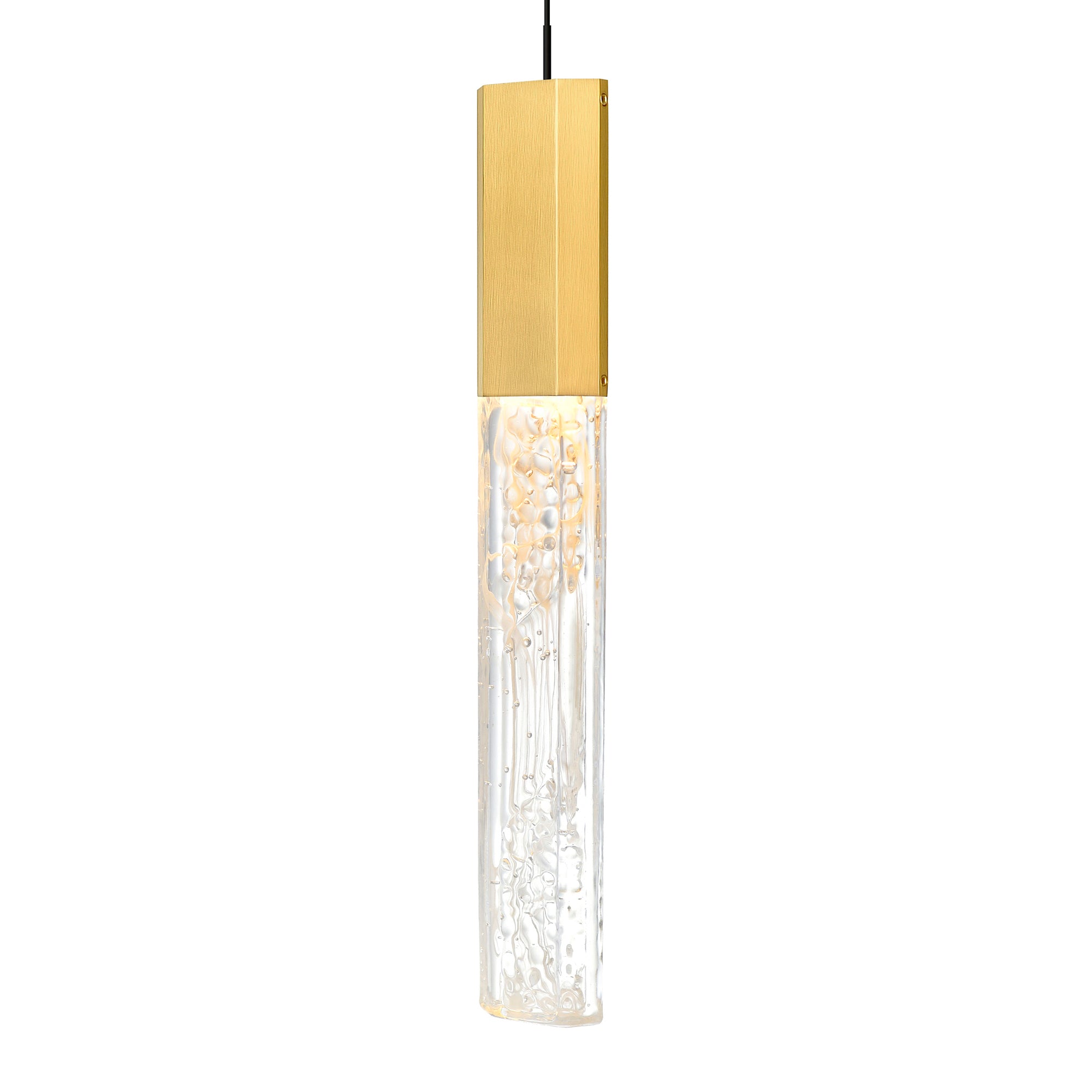Greta Chandeliers Brass Handmade Glass