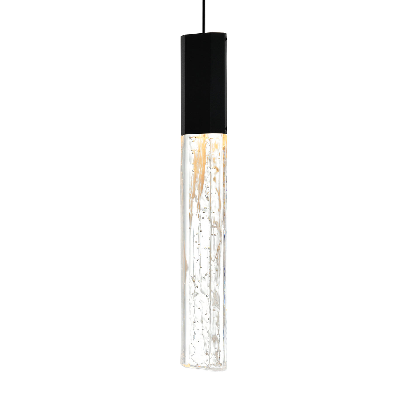 Greta Pendants 5in Black LED Metal Light