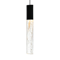 Greta Pendants 5in Black LED Metal Light