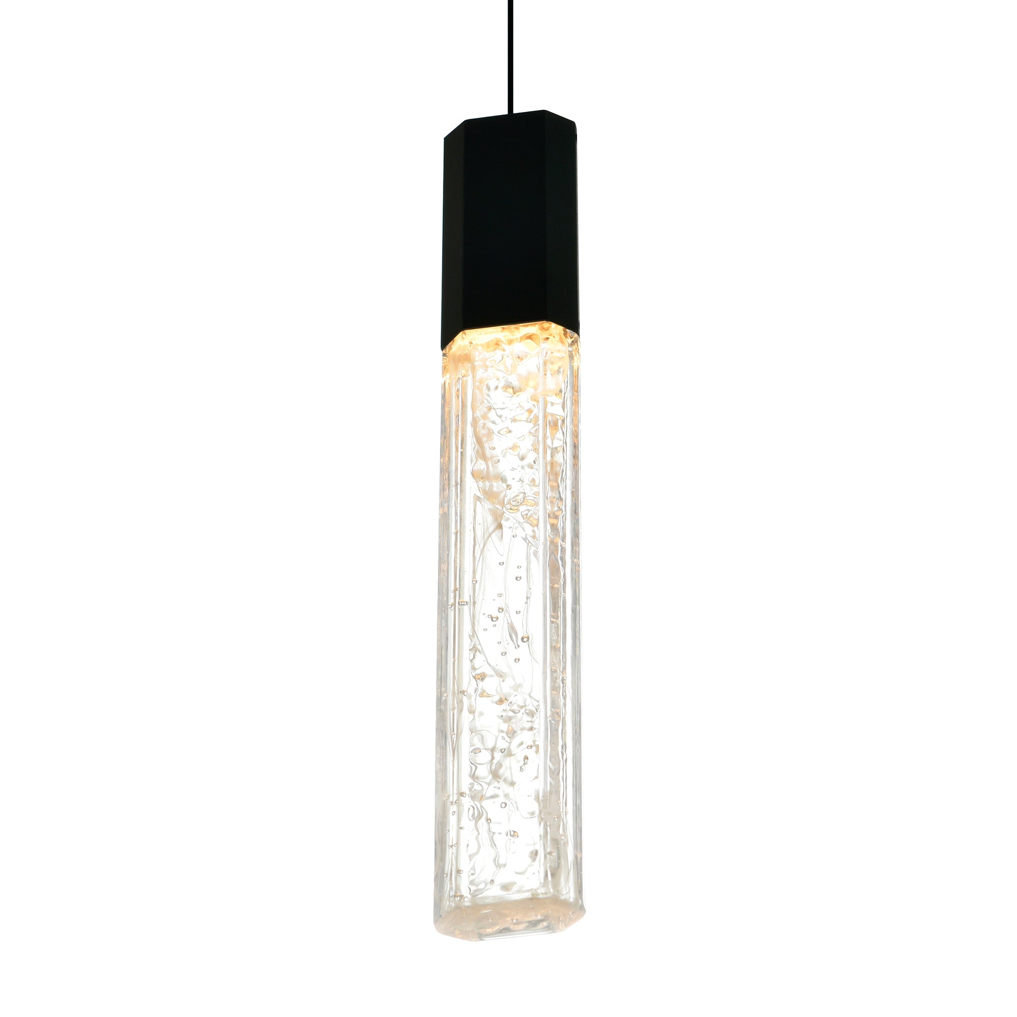 Greta Pendants 5in Black LED Metal Light