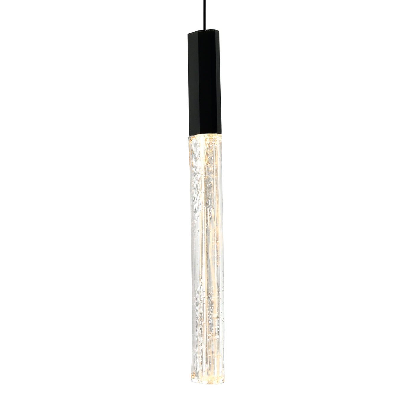 Greta Pendants 5in Black LED Metal Light