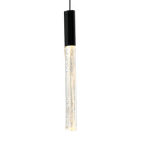Greta Pendants 5in Black LED Metal Light