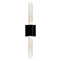 Greta Vanity Lights Integrated LED Black Finish