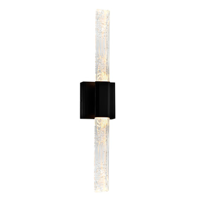 Greta Vanity Lights Integrated LED Black Finish
