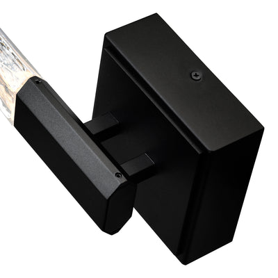 Greta Wall Lights Integrated LED Black Metal