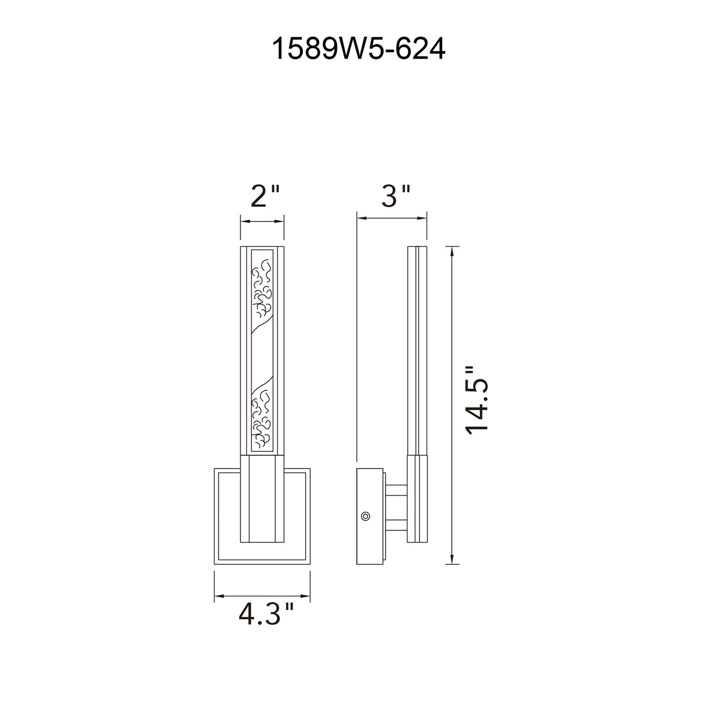 Greta Wall Lights Brass Integrated LED