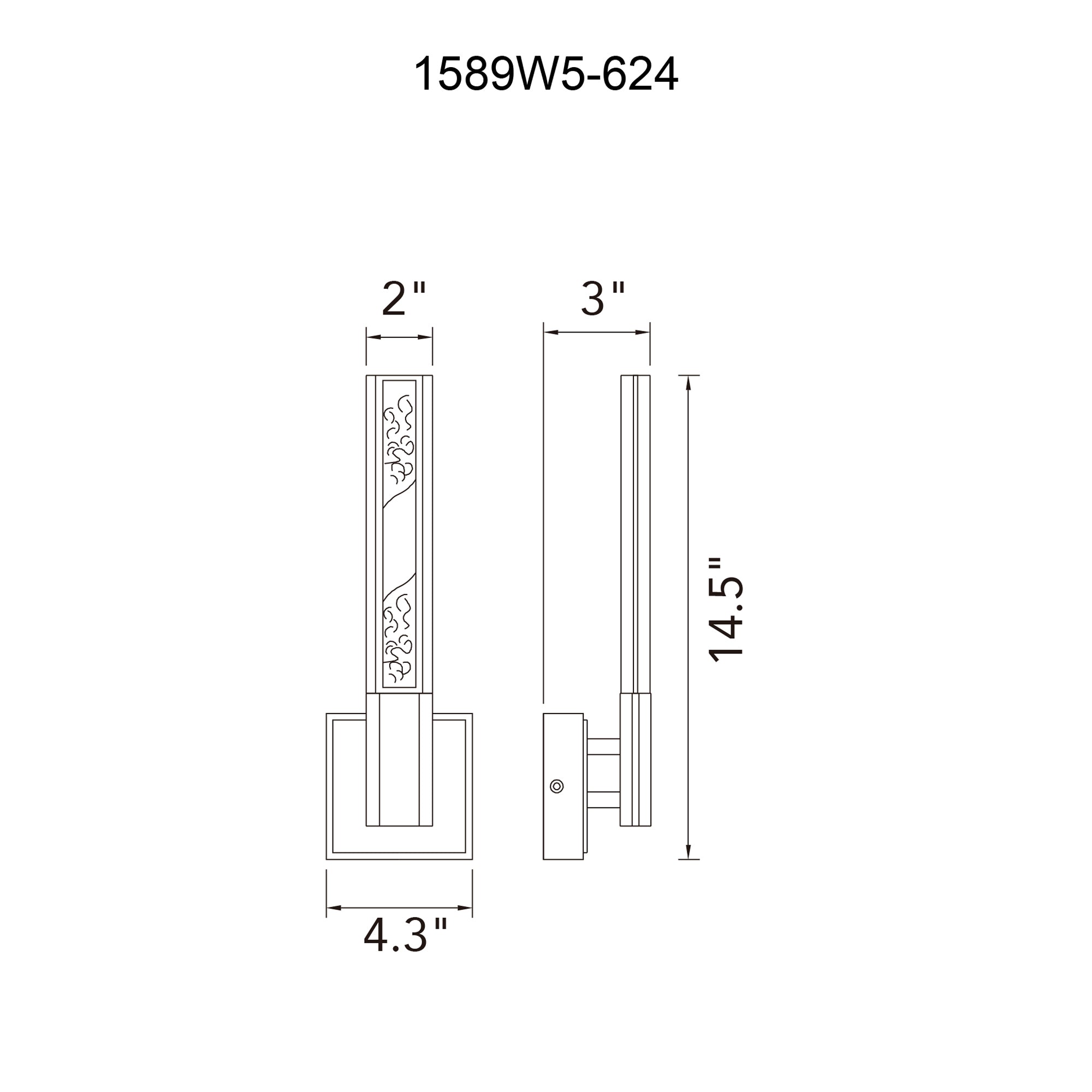 Greta Wall Lights Brass Integrated LED